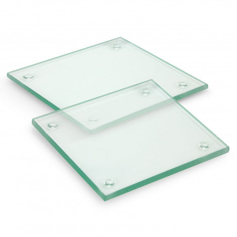 Venice Glass Coaster - Set of 2 - Square - Full Colour