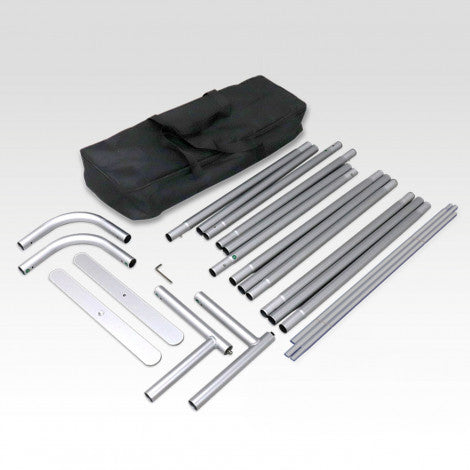 Straight Stretch Media Wall Large