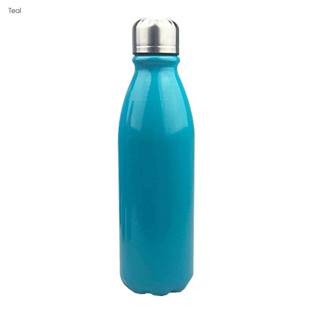 Komo Shiny Aluminium Drink Bottle Single Wall