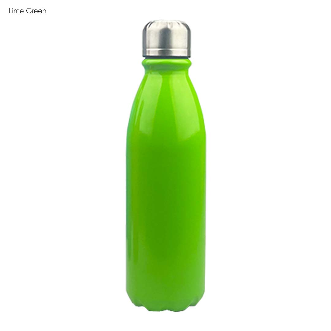 Komo Shiny Aluminium Drink Bottle Single Wall
