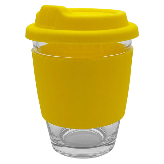 Carlo Glass Coffee Cup - Silicone
