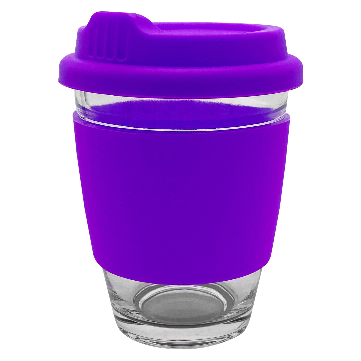 Carlo Glass Coffee Cup - Silicone