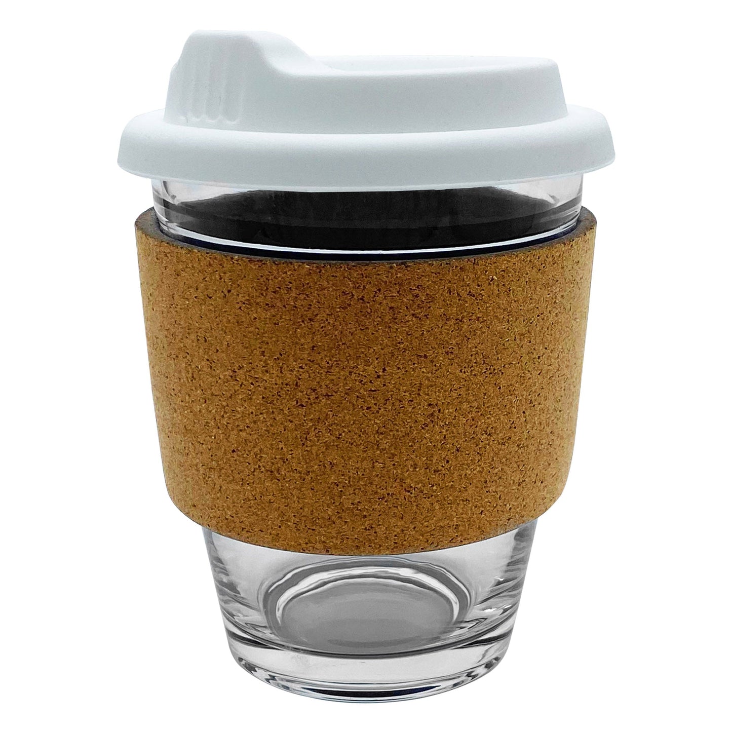 Carlo Glass Coffee Cup - Cork