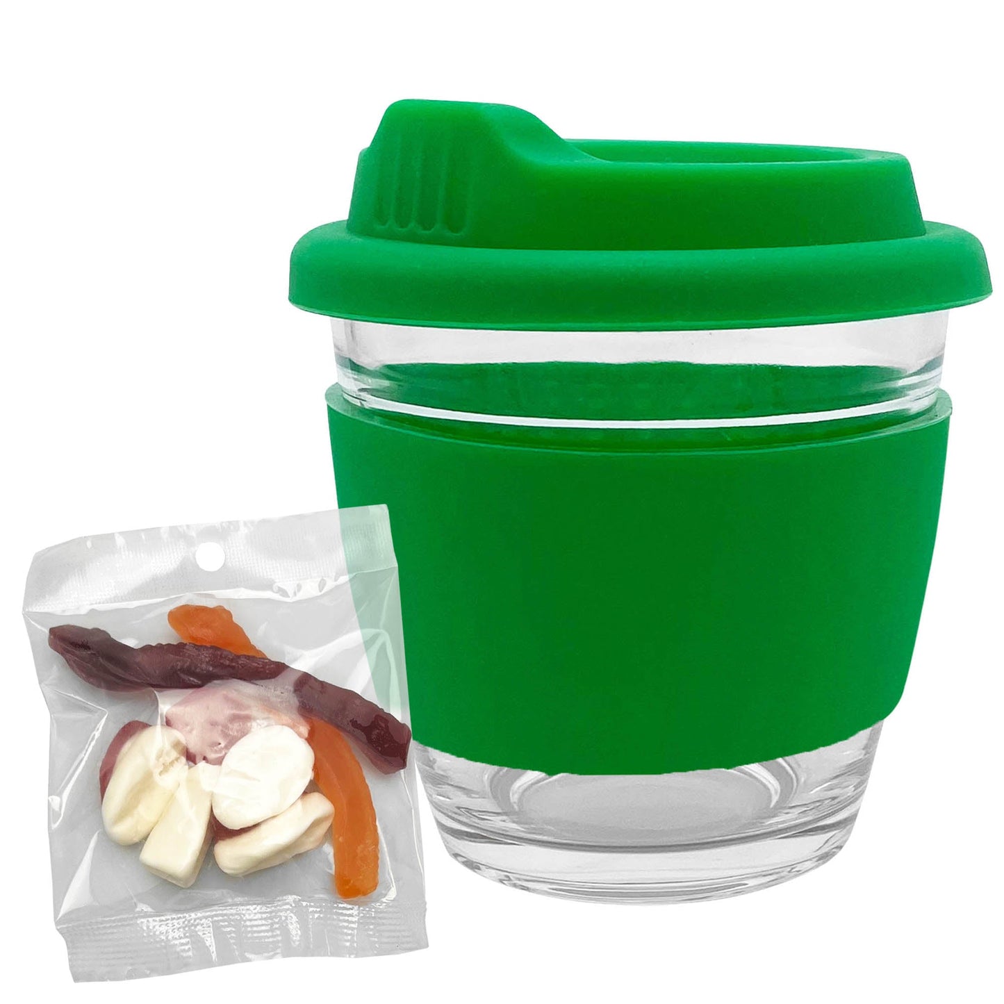 Jelly Party Mix in Venice Glass Coffee Cup