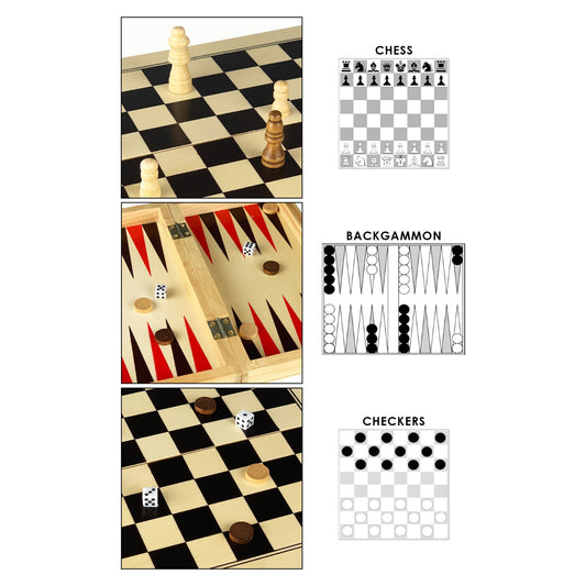 3in1 Wooden Play Case