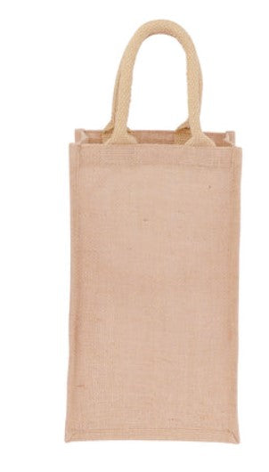 Jute Wine Bag - 2 Bottle