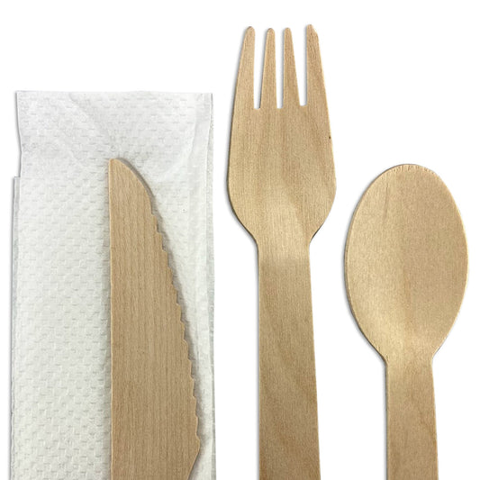 3pcs Wooden Cutlery Set