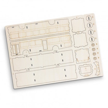 BRANDCRAFT Bus Wooden Model
