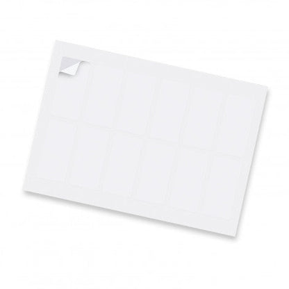 Sticker Sheet 40 x 80mm Rectangle - Matte