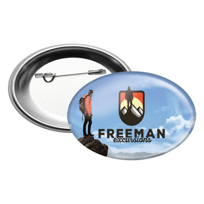 Button Badge Oval