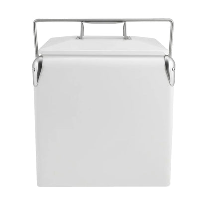 Retro Metal Ice Cooler Box 13L