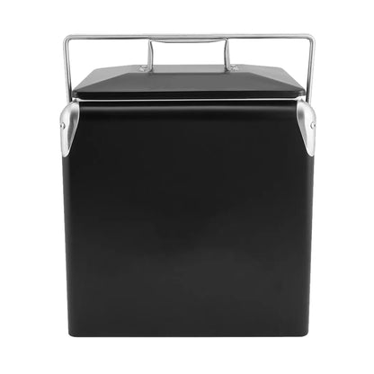 Retro Metal Ice Cooler Box 13L