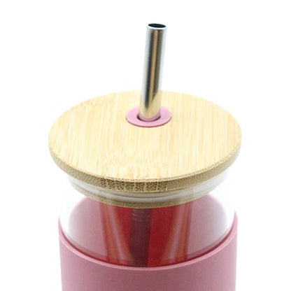 Vanisa Glass Drink Bottle with Sleeve