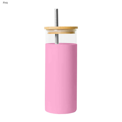 Vanisa Glass Drink Bottle with Sleeve