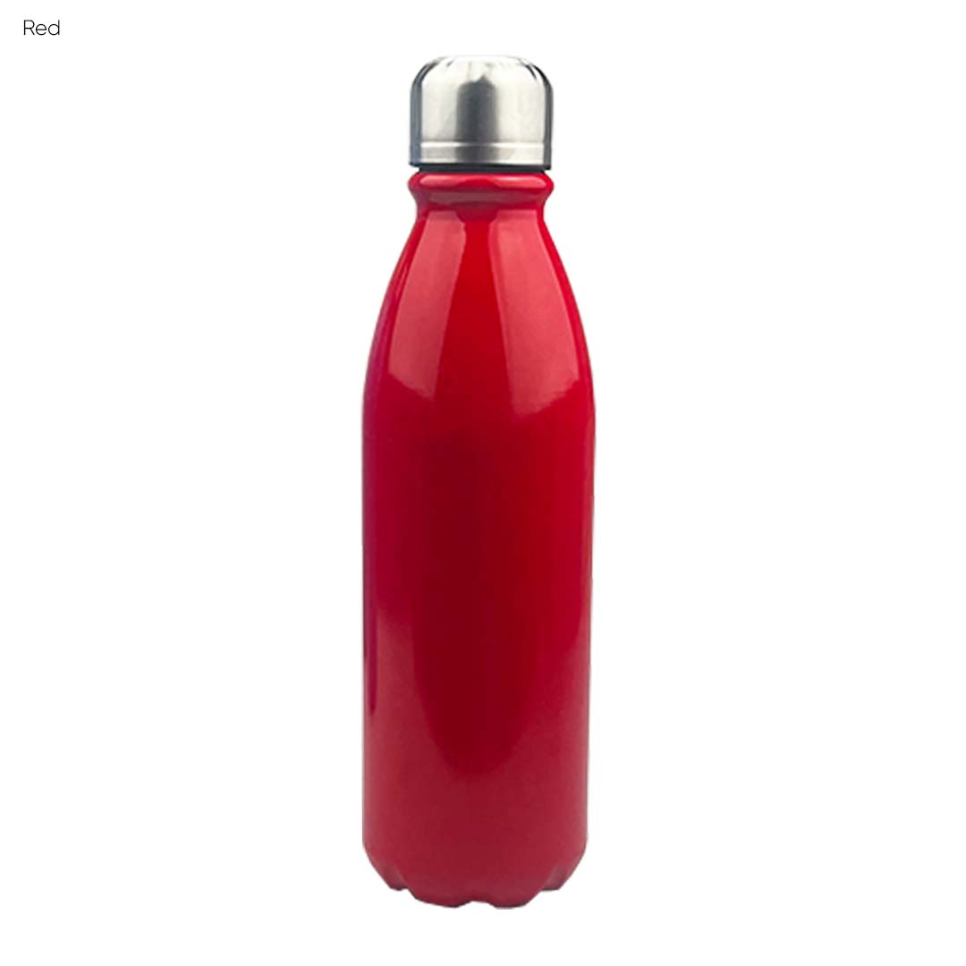 Komo Shiny Aluminium Drink Bottle Single Wall