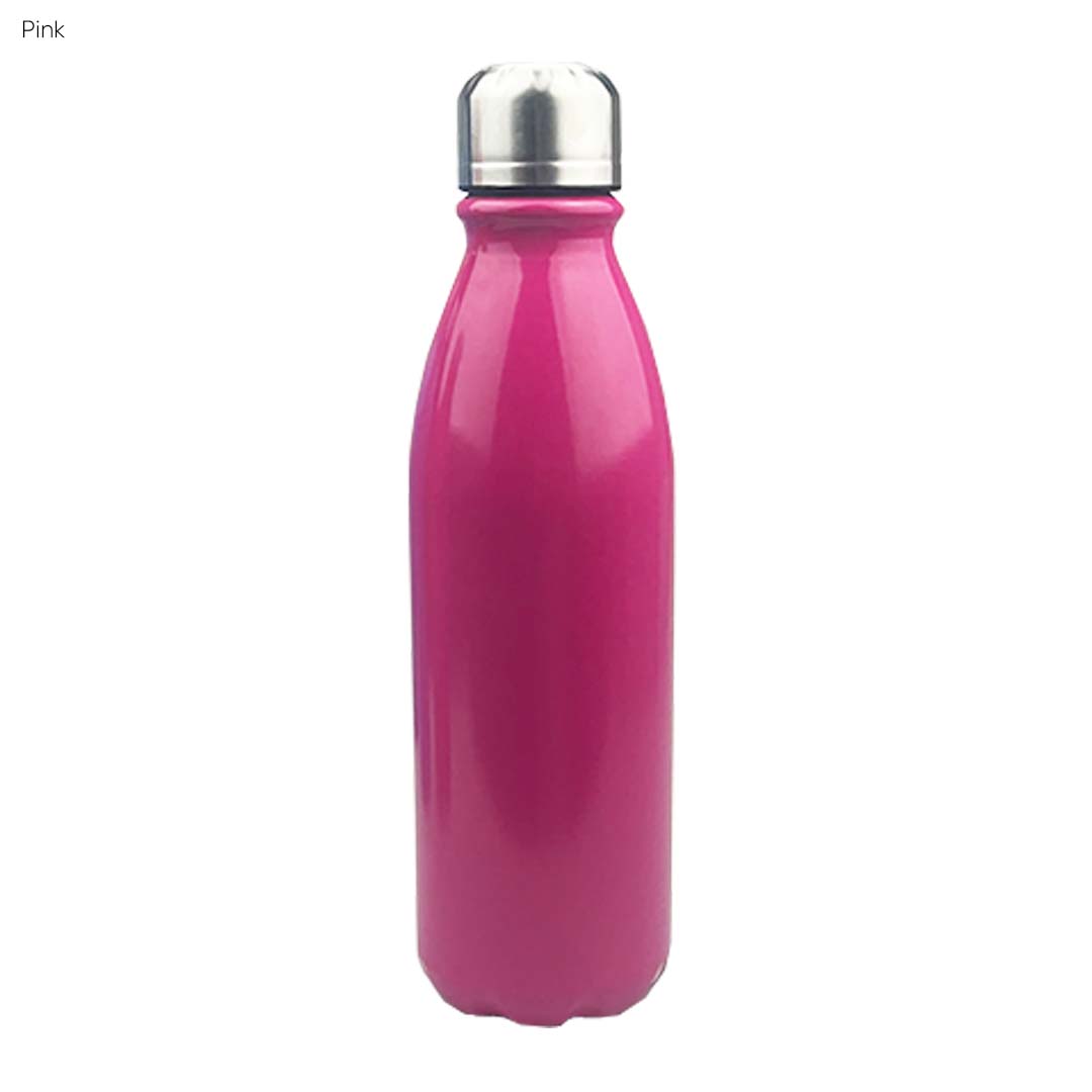 Komo Shiny Aluminium Drink Bottle Single Wall