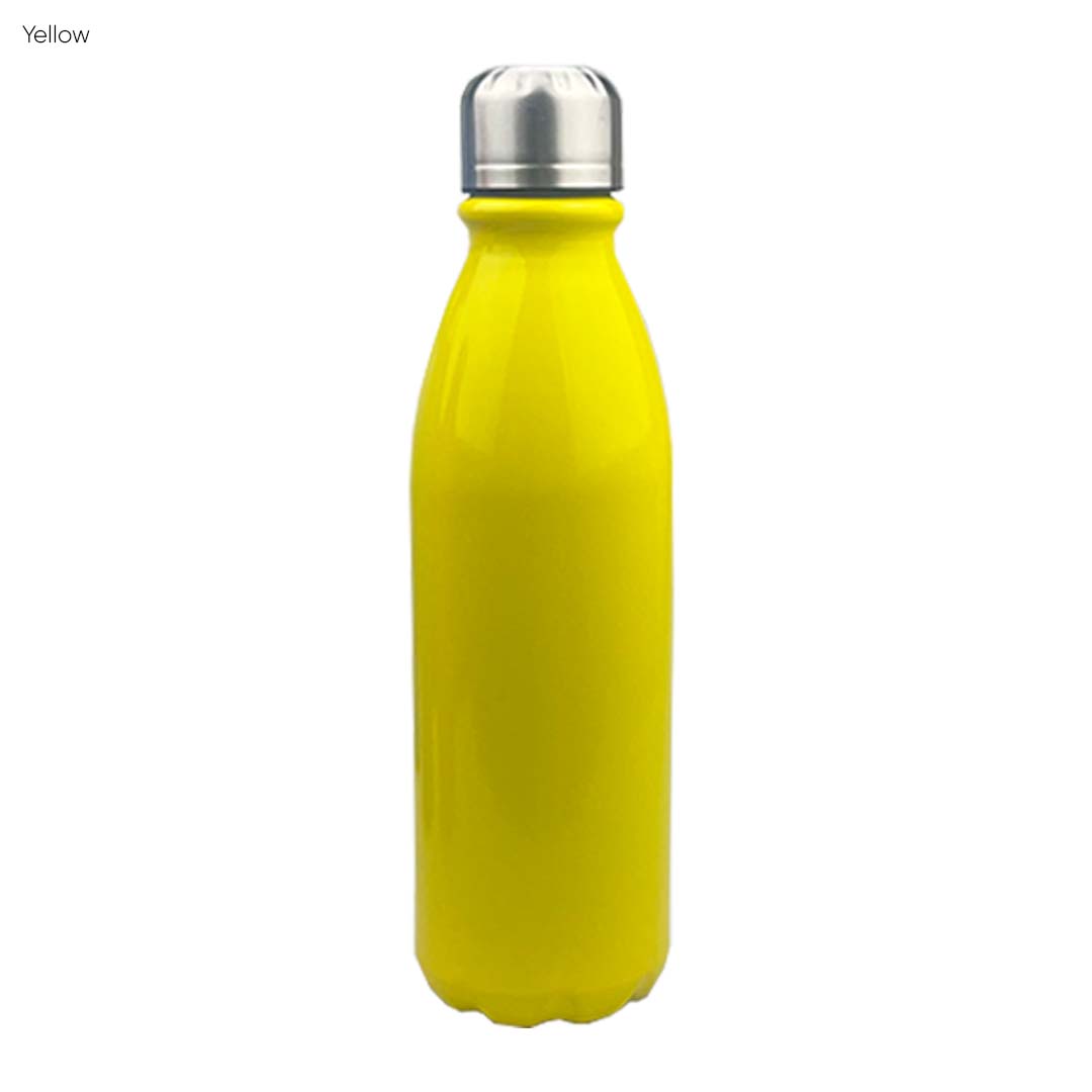 Komo Shiny Aluminium Drink Bottle Single Wall