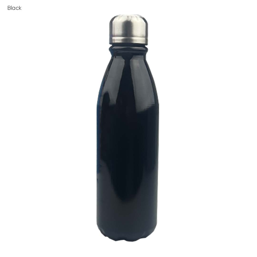 Komo Shiny Aluminium Drink Bottle Single Wall