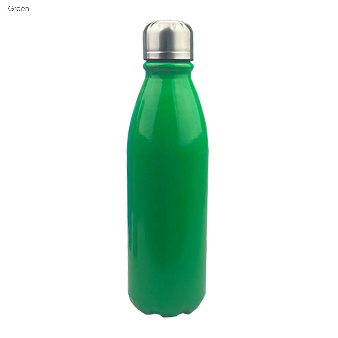 Komo Shiny Aluminium Drink Bottle Single Wall