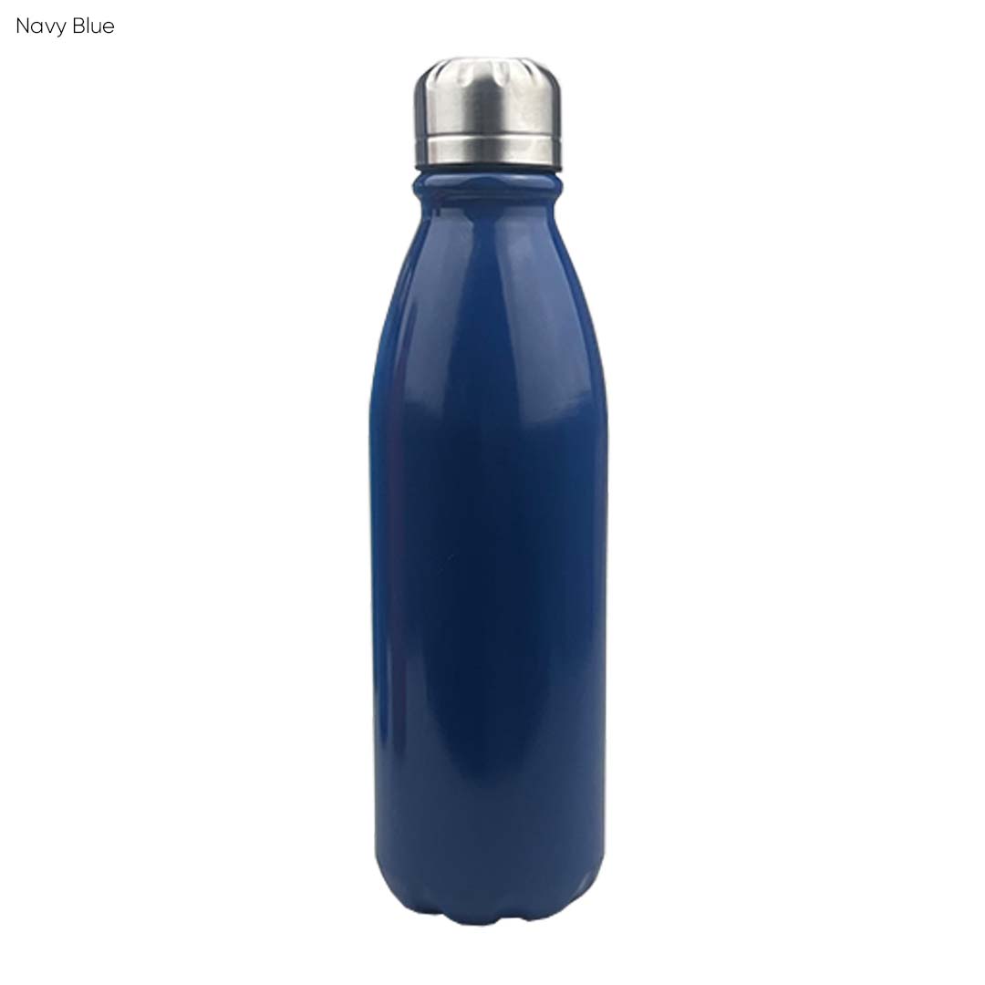 Komo Shiny Aluminium Drink Bottle Single Wall