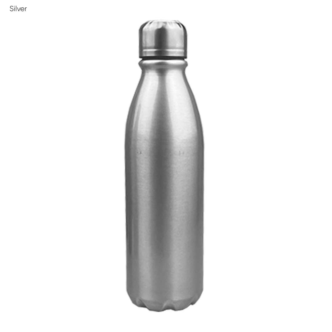 Komo Shiny Aluminium Drink Bottle Single Wall