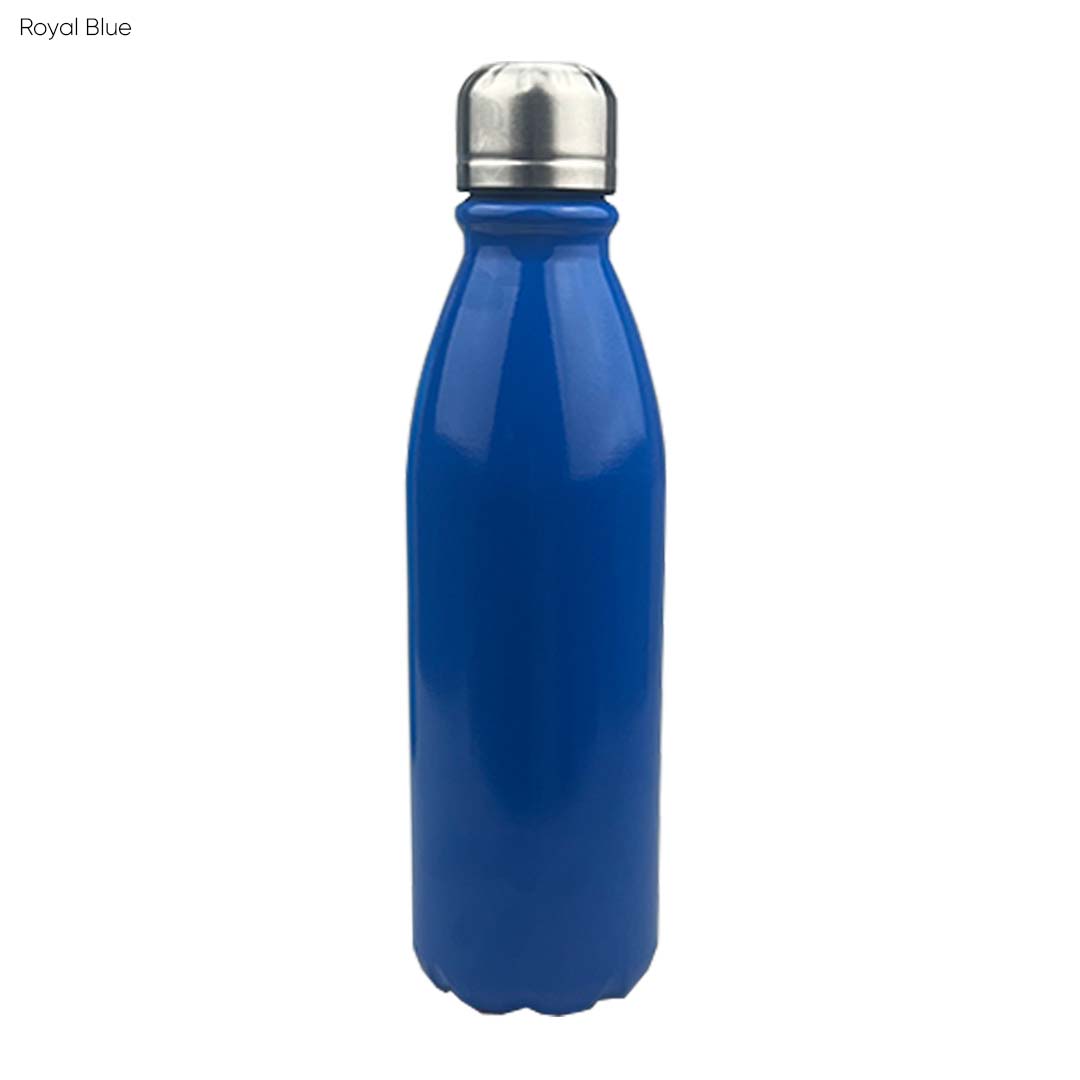 Komo Shiny Aluminium Drink Bottle Single Wall