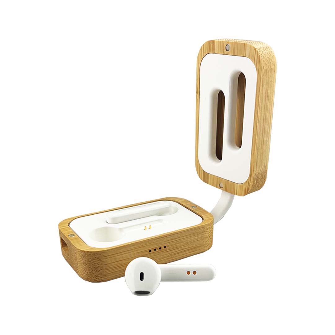 Rockside Bamboo Wireless Earbuds