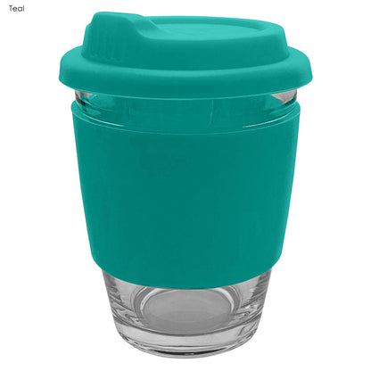 Carlo Glass Coffee Cup - Silicone