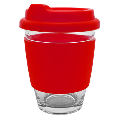 Carlo Glass Coffee Cup - Silicone