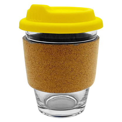 Carlo Glass Coffee Cup - Cork