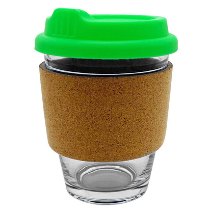 Carlo Glass Coffee Cup - Cork