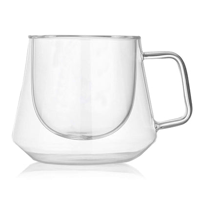 Diamond Glass Coffee Cup