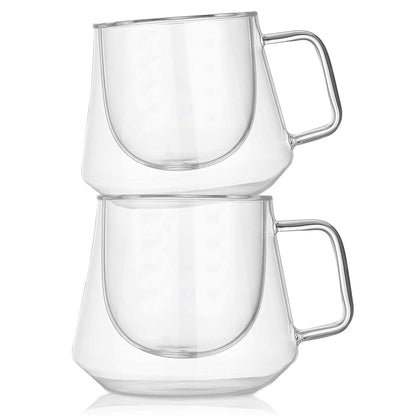 Diamond Glass Coffee Cup