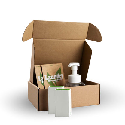 Paper Soap and Bottle Gift Set