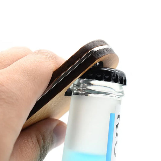 Bamboo Bar Bottle Opener Key Ring