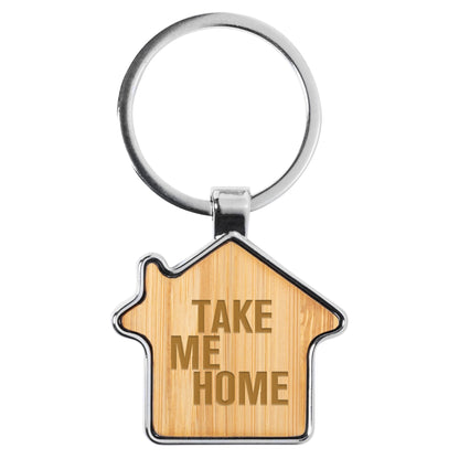 Bamboo House Key Ring