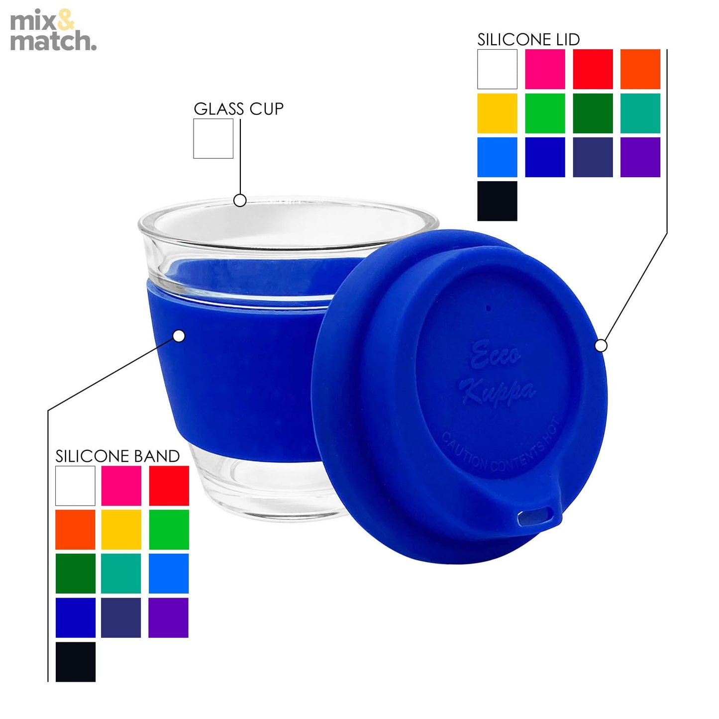 Jelly Party Mix in Venice Glass Coffee Cup