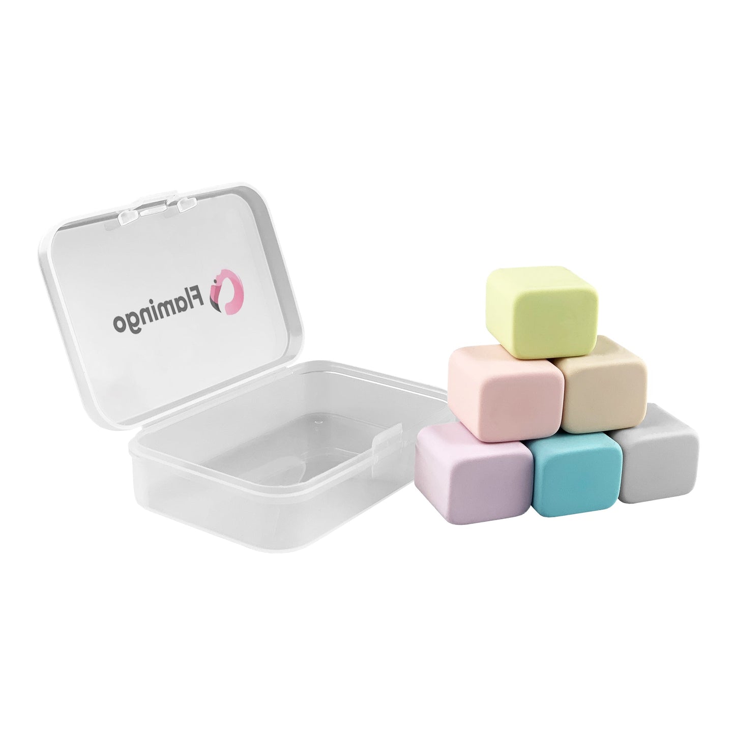 Happy Cube Rubber Eraser Set