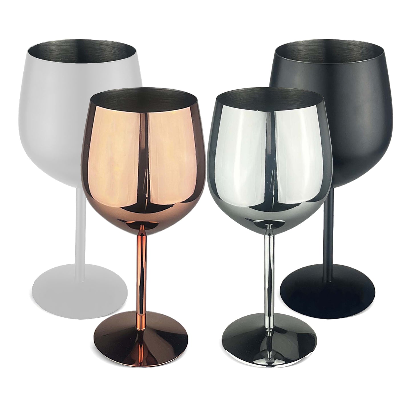 Bella Stainless Steel Wine Glass
