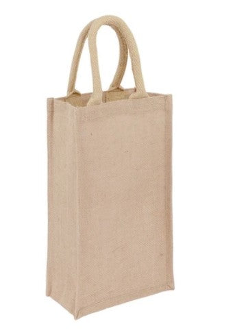 Jute Wine Bag - 2 Bottle